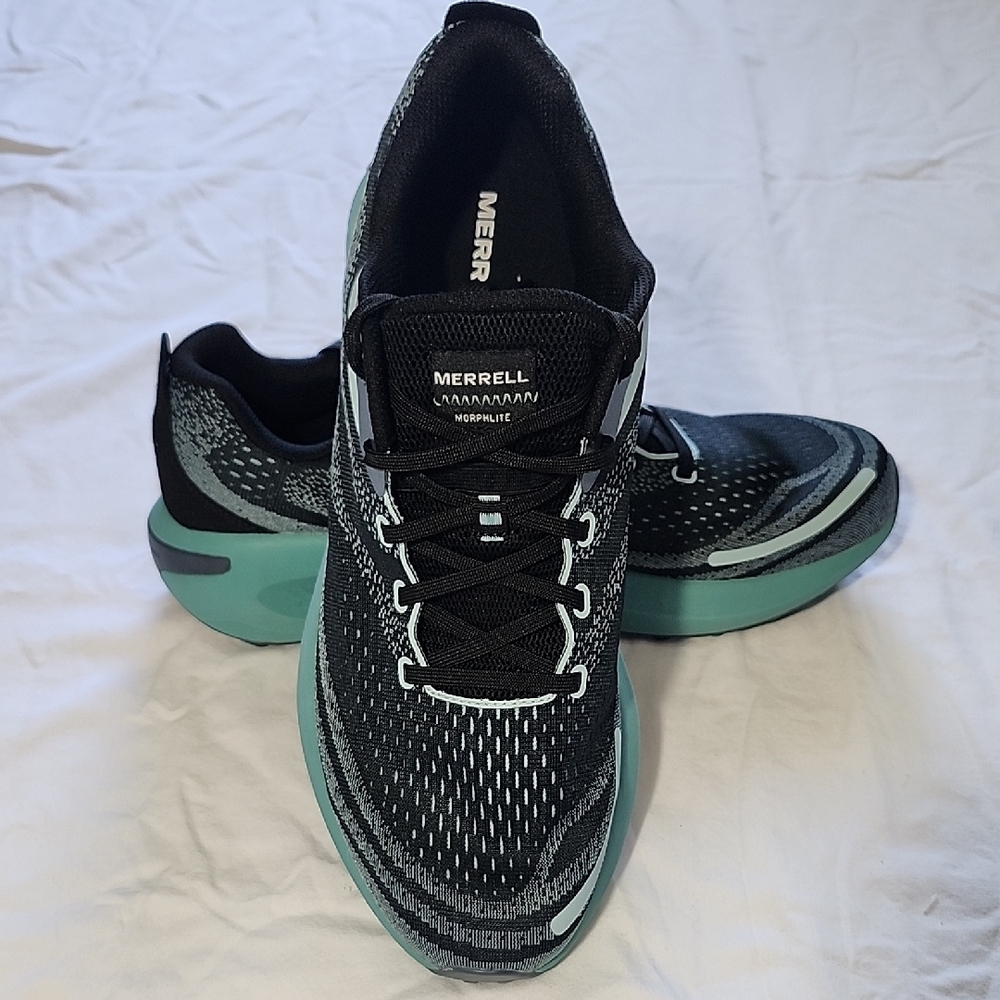 Merrell Black and Teal Running Shoes